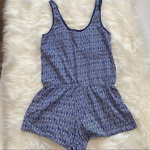 Soft Joie 'Braylon' Striped Small Slub Knit Romper - Picture 6 of 8